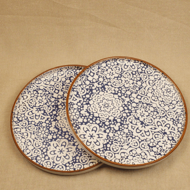 Majestic Indigo Plate Set of 2