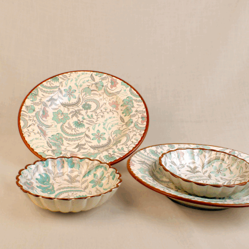 Mughal Garden Majestic Dinner Set of 4