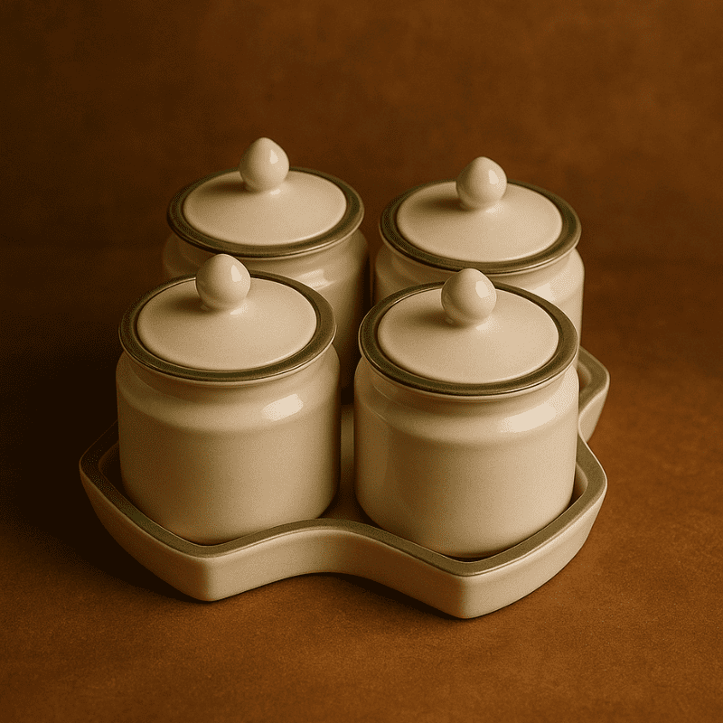 Maison Ivory Pickel Jar