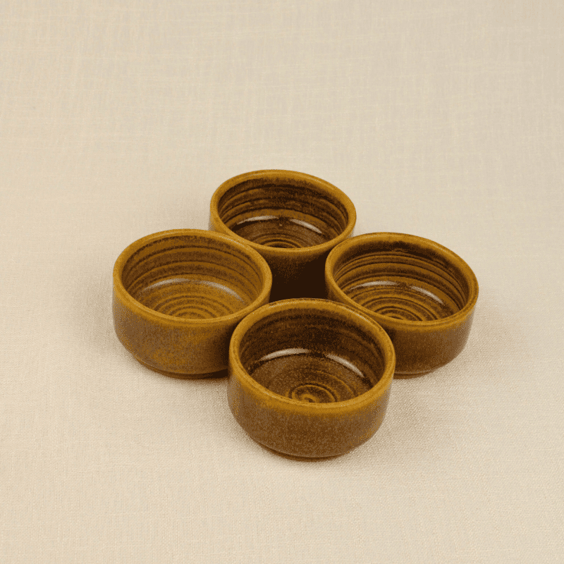 Desert Bloom Sauce Bowl, Set of 4