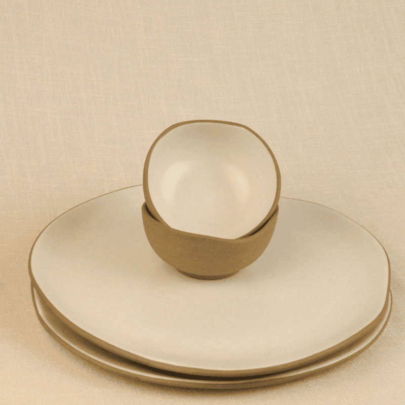Ivory Whisper Dinner Set of 4