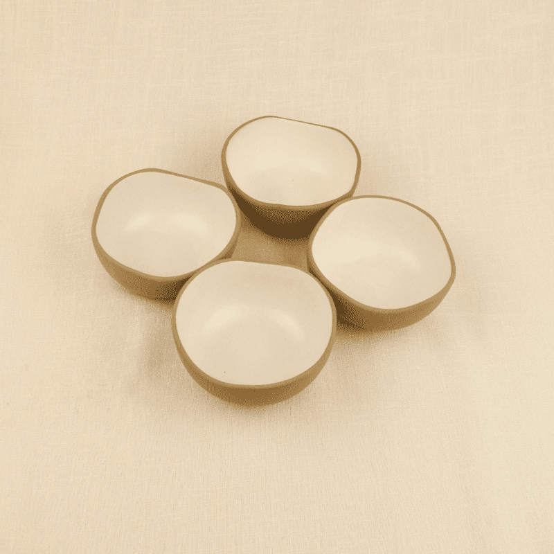 Ivory Whisper Bowl Set of 4 Bowls