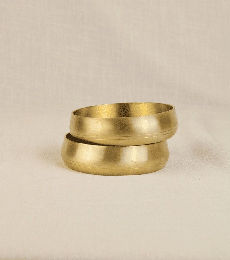 Peetal Ruhani Dinner Thali, Set of 9 - Image 7