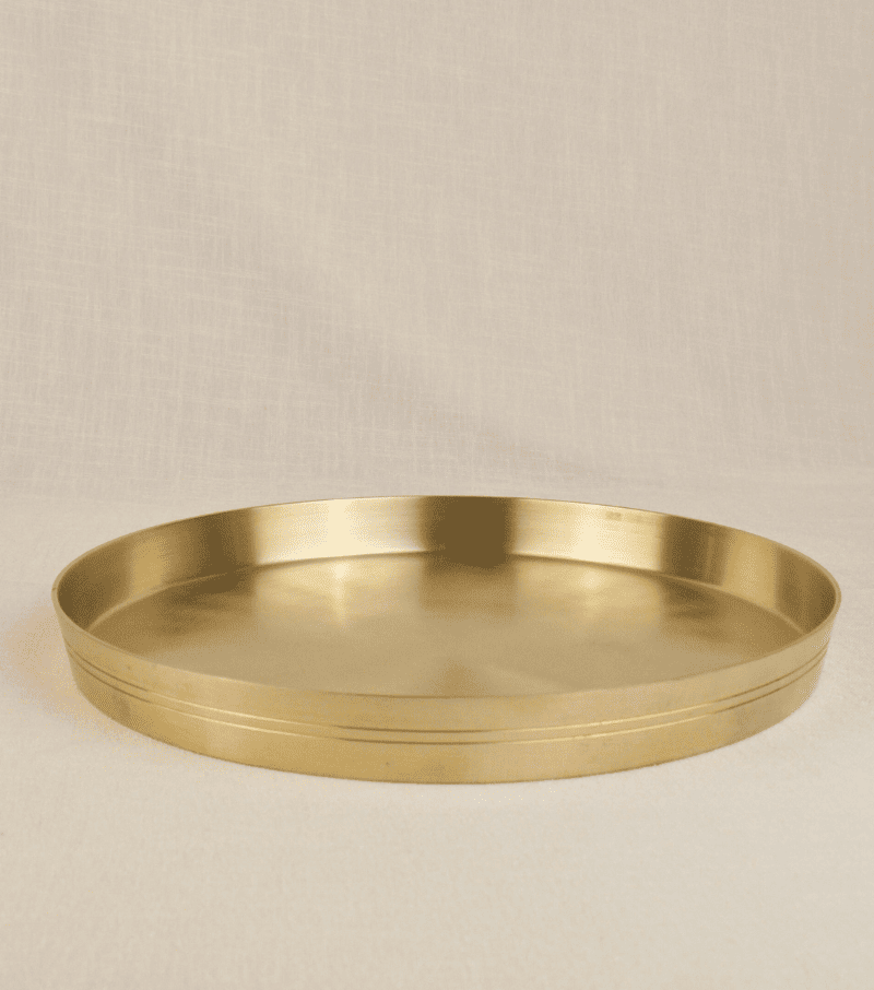 Peetal Ruhani Dinner Thali, Set of 9 - Image 4