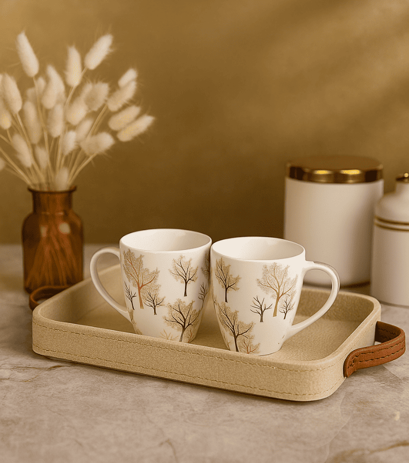 Botanic Fine China Coffee Cup, Set of 4 - Image 4