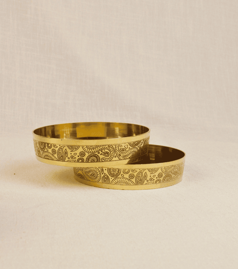 Peetal Ruhani Nazaqat Short Bowl, Set of 4 - Image 4