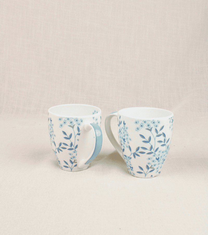 Botanic Fine China Coffee Cup, Set of 4 - Image 8