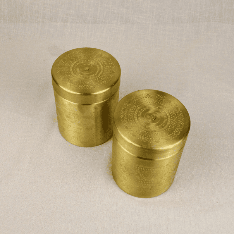 Peetal Ruhani Jar, Set of 2