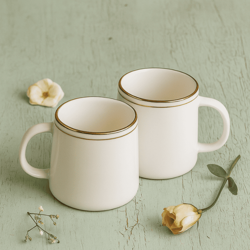 Golden Royale Nova Cup 24 Carat Heavy Gold, Set of 2