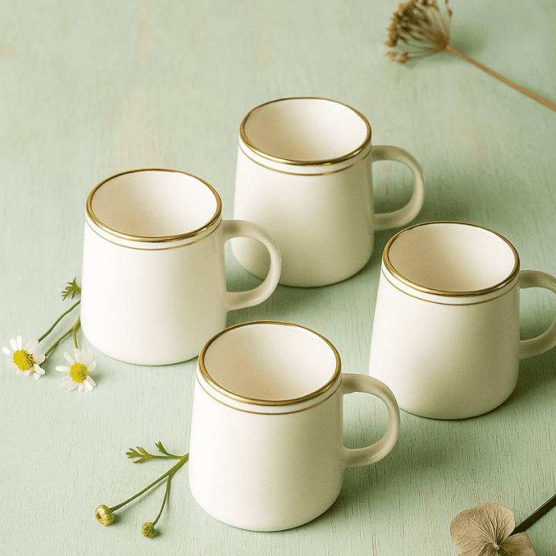 Golden Royale Nova Cup 24 Carat Heavy Gold, Set of 4