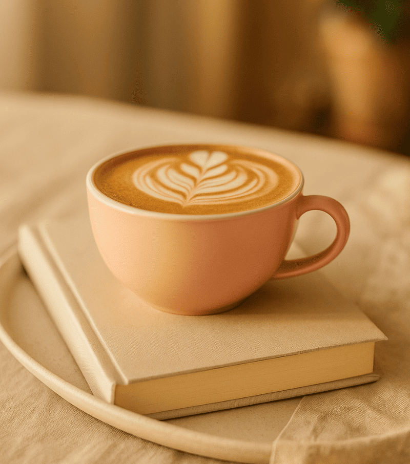 Earthen Symphony Baby Pink Coffee Cup, Set of 2