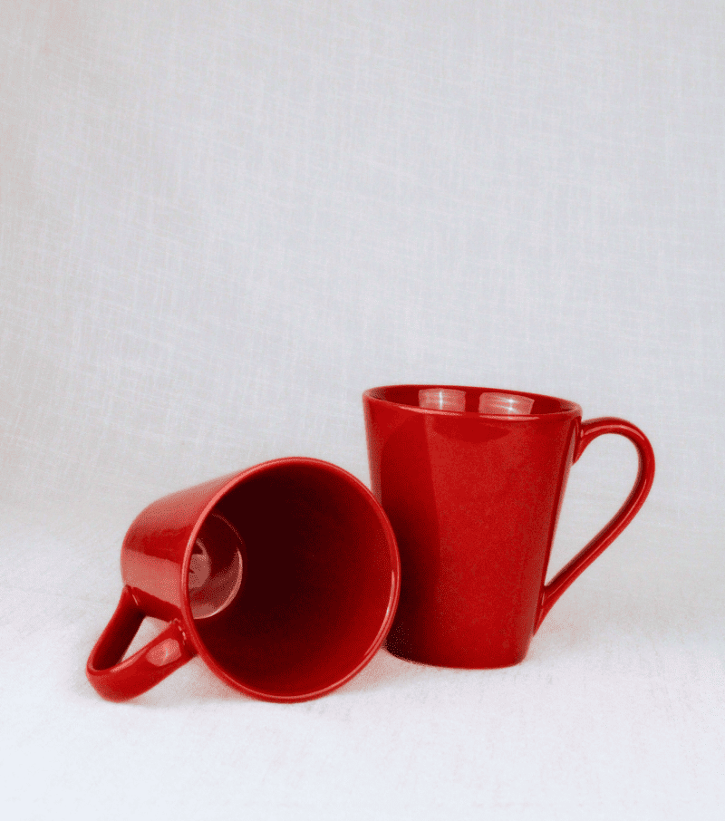 Natures Echo Christmas Red Coffee Cup, Set of 2 - Image 4
