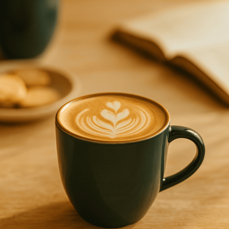 Natures Echo Racing Green Coffee Cup, Set of 2