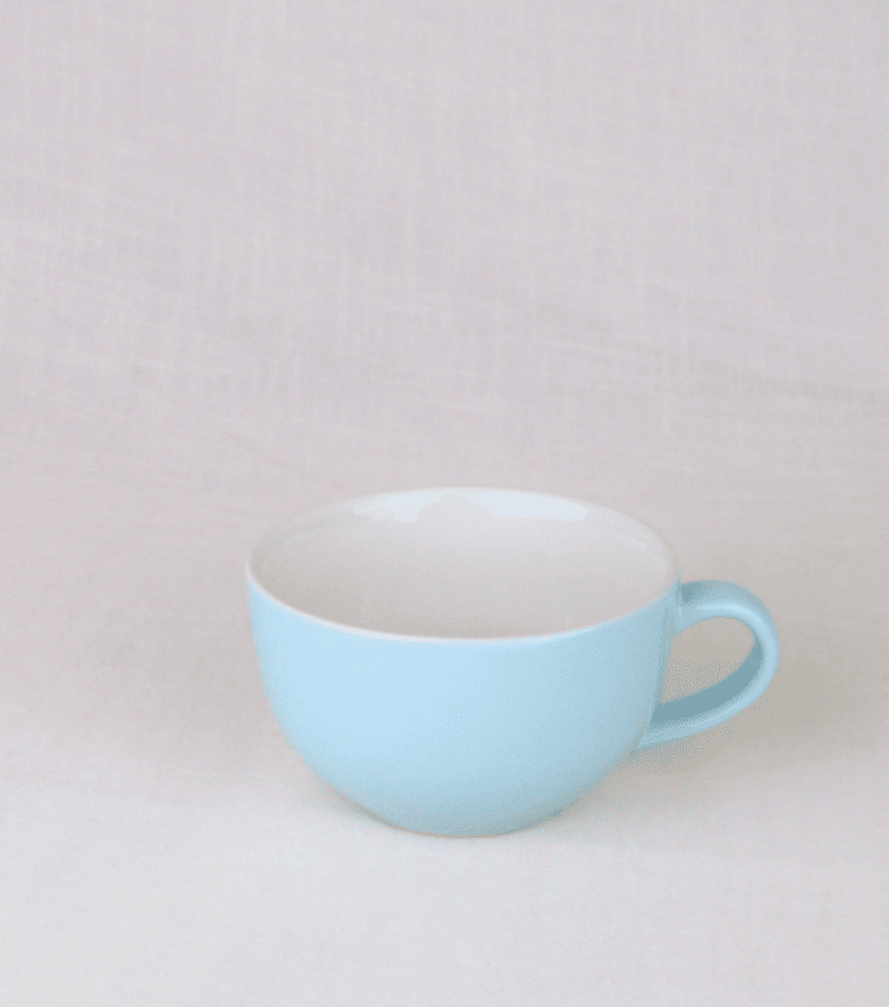 Earthen Symphony Columbia Blue Coffee Cup, Set of 2 - Image 3