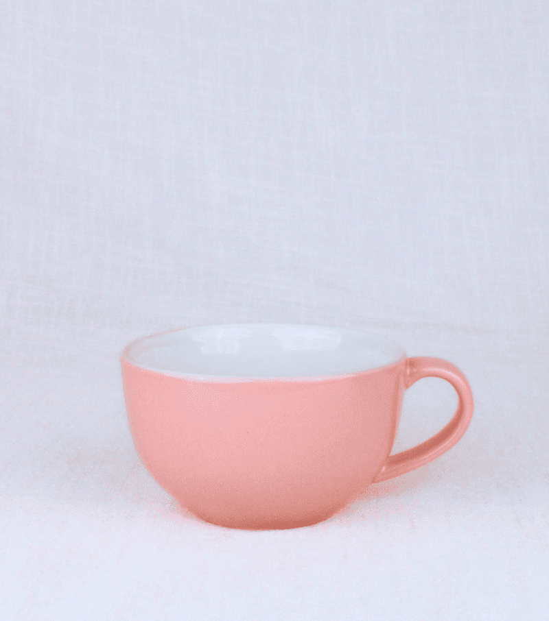 Earthen Symphony Baby Pink Coffee Cup, Set of 2 - Image 4